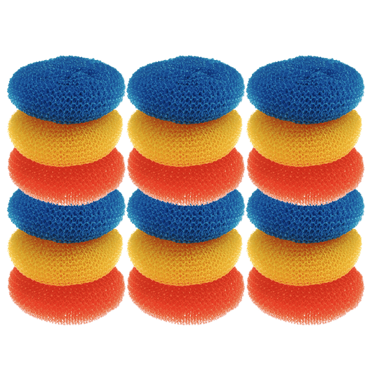 Plastic Mesh Scourer - 18 pack, each 3.75" x 1.25"