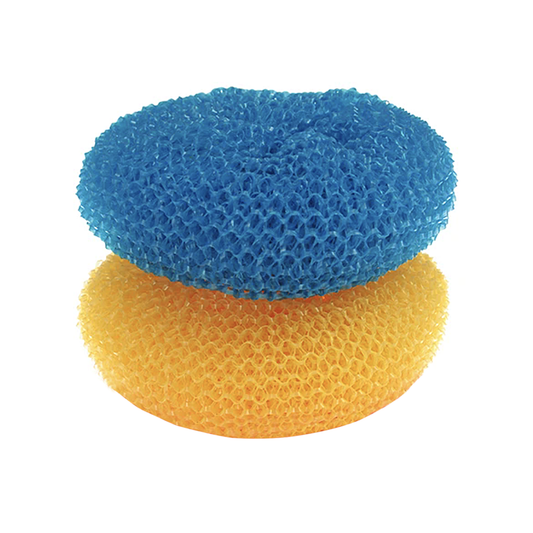 Jumbo Plastic Mesh Scourer - 2 Pack (Assorted Colors)