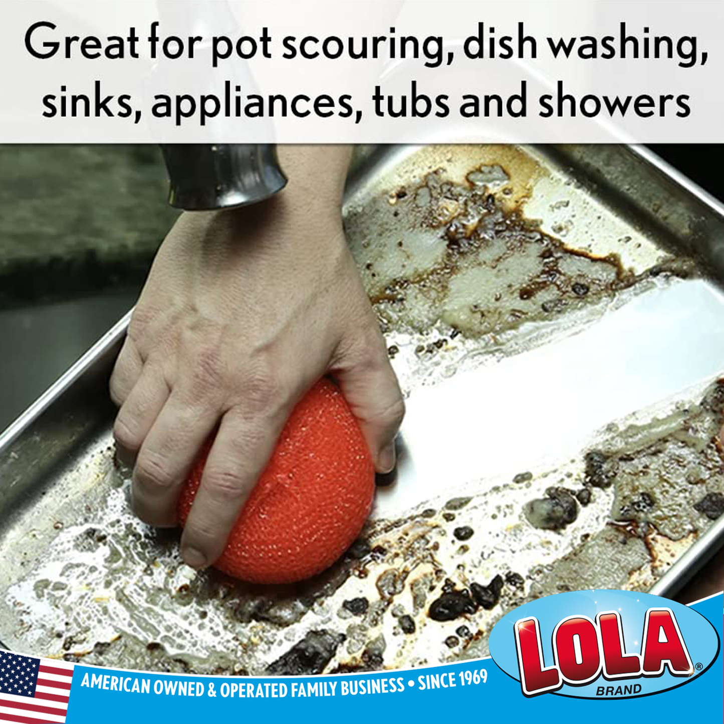 Jumbo Plastic Mesh Scourer - 2 Pack (Assorted Colors)