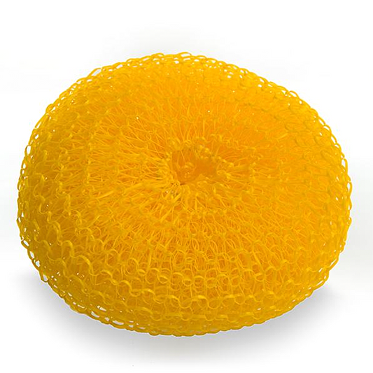 Jumbo Plastic Mesh Scourer (1 Piece - Assorted Colors), 4" x 4" x 2"