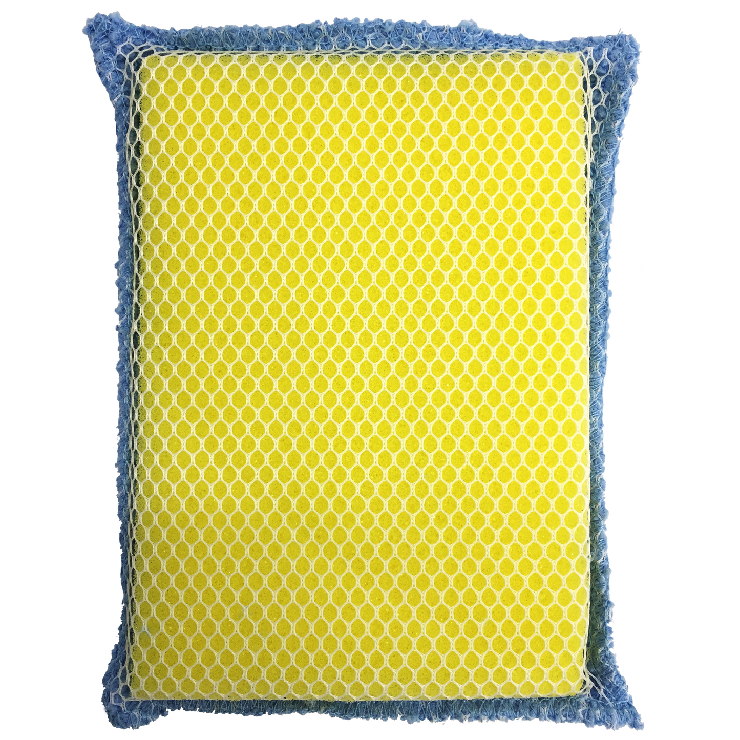 Nylon Net & Terry Sponge 2-Way Cleaning Pad