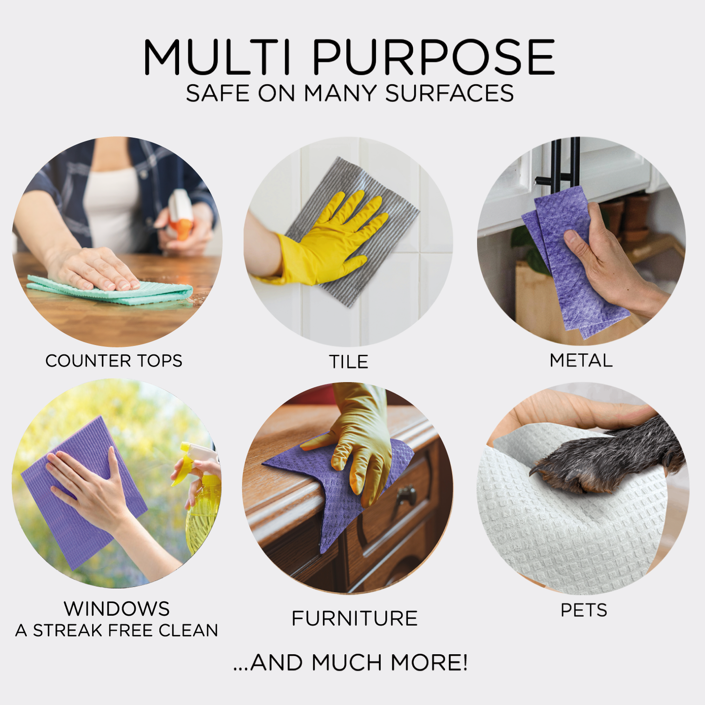 Swedish Dish Cloths "On a Roll", Reusable & Biodegradable Paper Towels